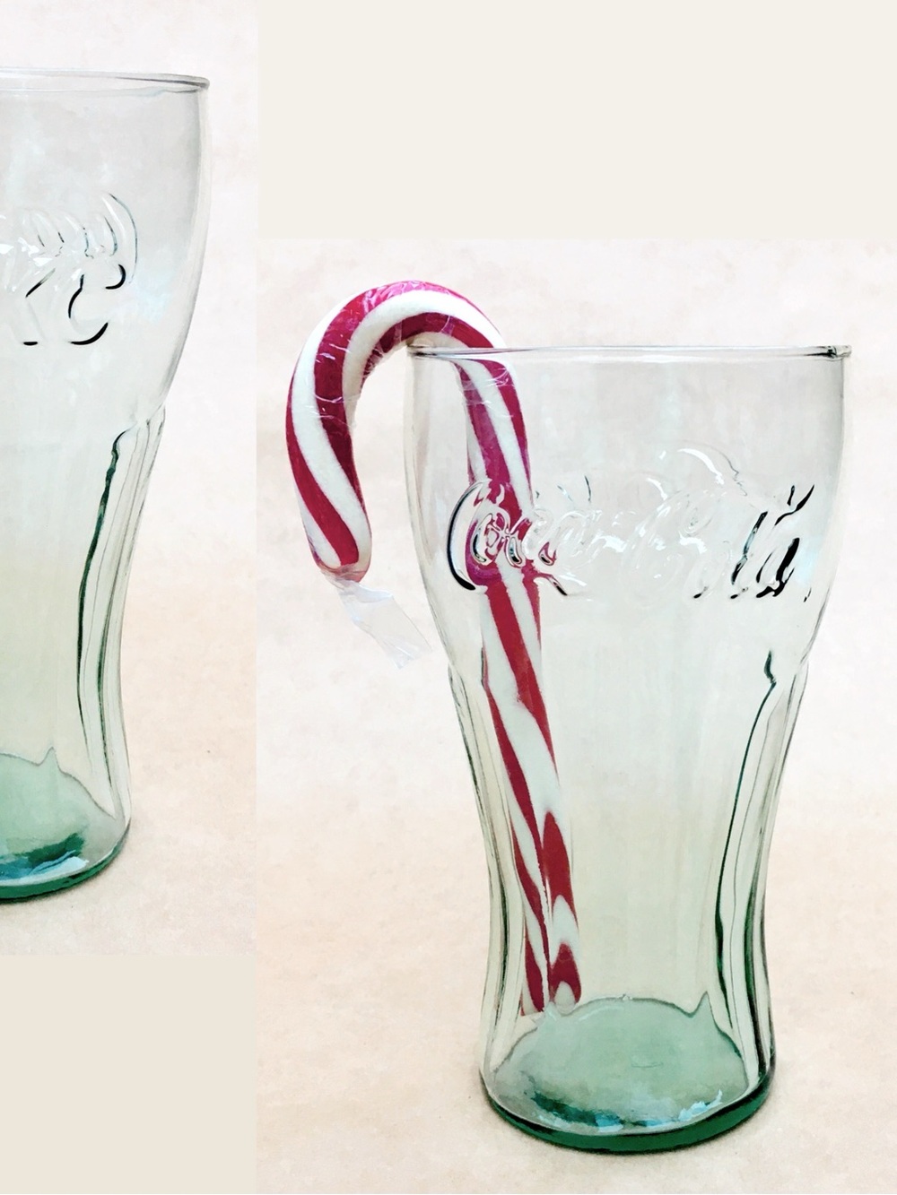 Coca Cola Bundle ❉ Green Contour Glass Tumbler & Mug
